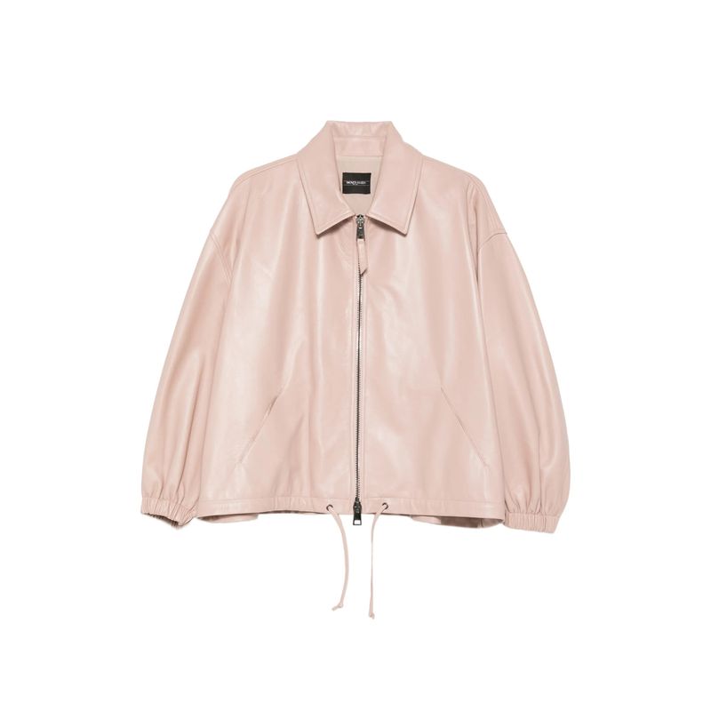Simonetta Ravizza Pink Jackets  Leather Jackets Women